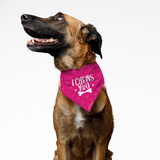 PawsIndia Pet Bandana - Valentines Edition I Chews You