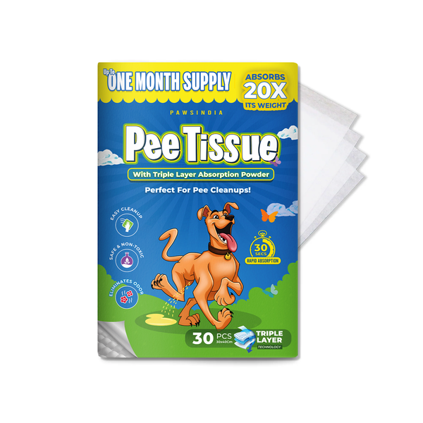 Buy Absorbent Pee Tissues by PawsIndia – Pawsindia