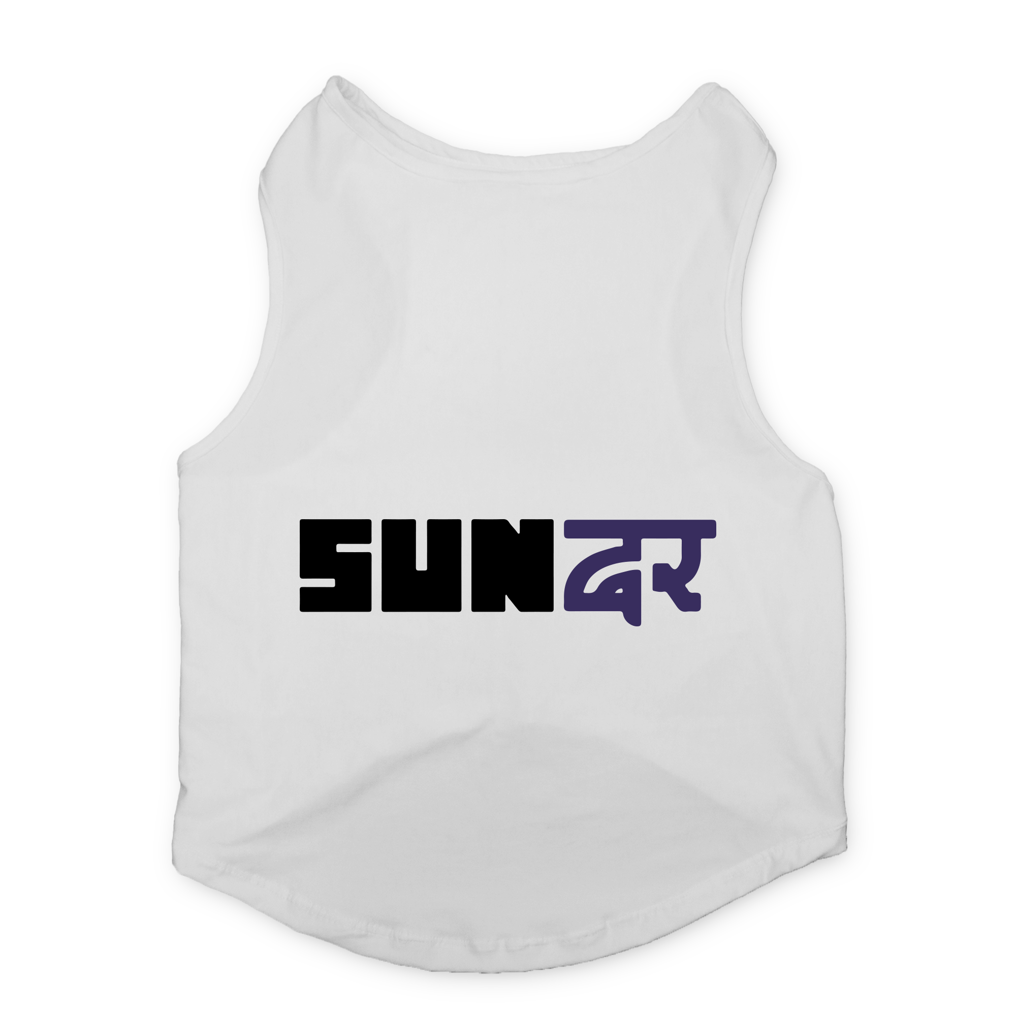 PawsIndia Sleeveless Printed Cat T-Shirt - Sundar