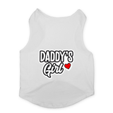 PawsIndia Sleeveless Printed Cat T-Shirt - Daddy's Girl