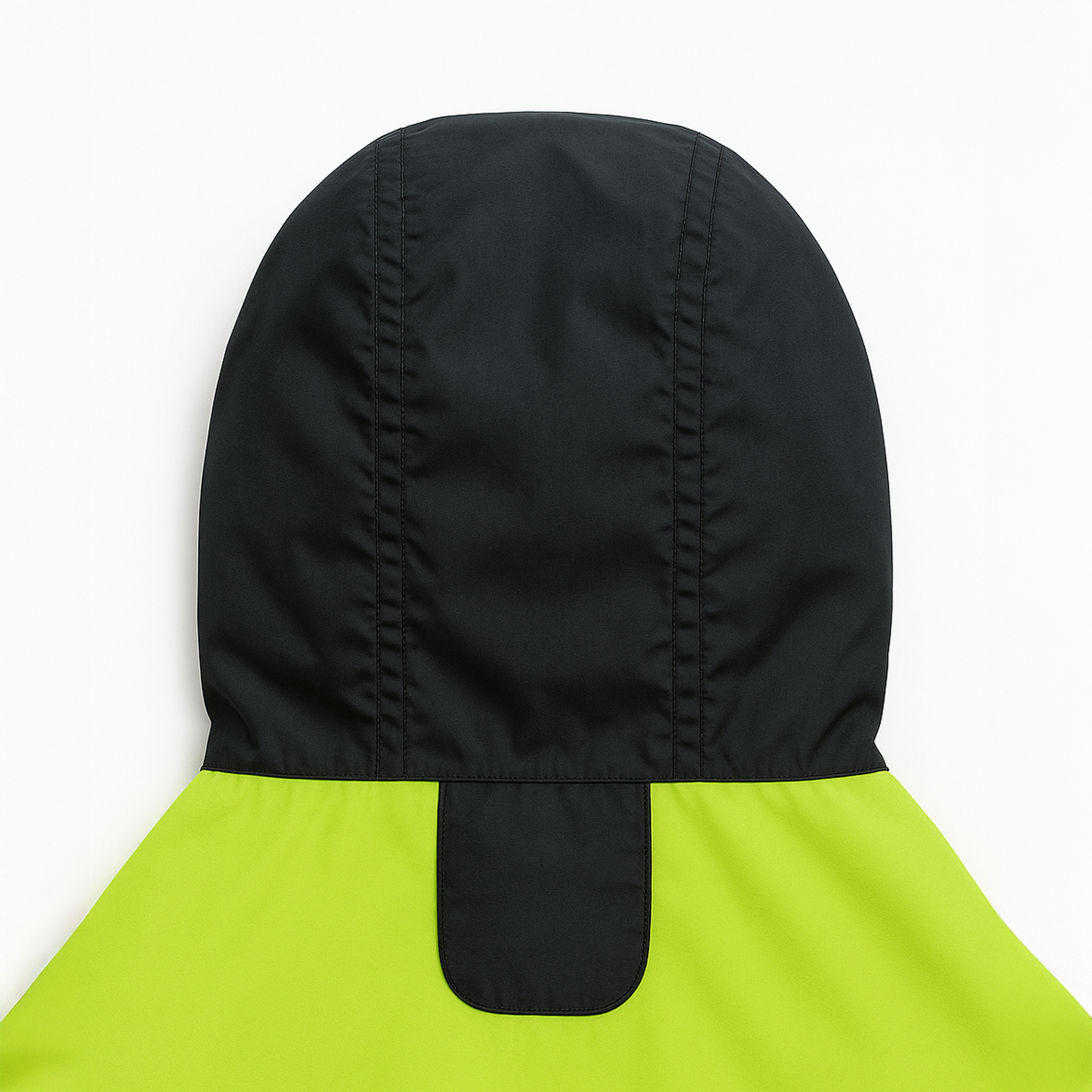 Pawsindia Dog Hooded Raincoat - Neon Green & Black