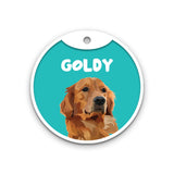 Customized Dog Id Tags - Golden Retriever