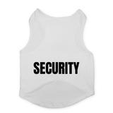 PawsIndia Sleeveless Printed Dog T-Shirt - Security