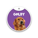 Customized Dog Id Tags - Golden Retriever