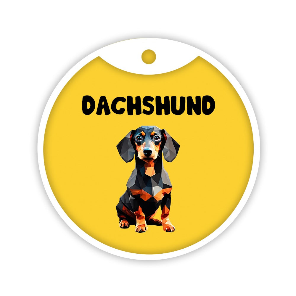 Customized Dog Id Tag - Dachshund