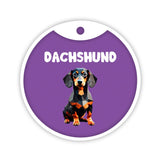 Customized Dog Id Tag - Dachshund