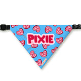 PawsIndia Customized Pet Bandana - Valentine's Edition Heart Candy