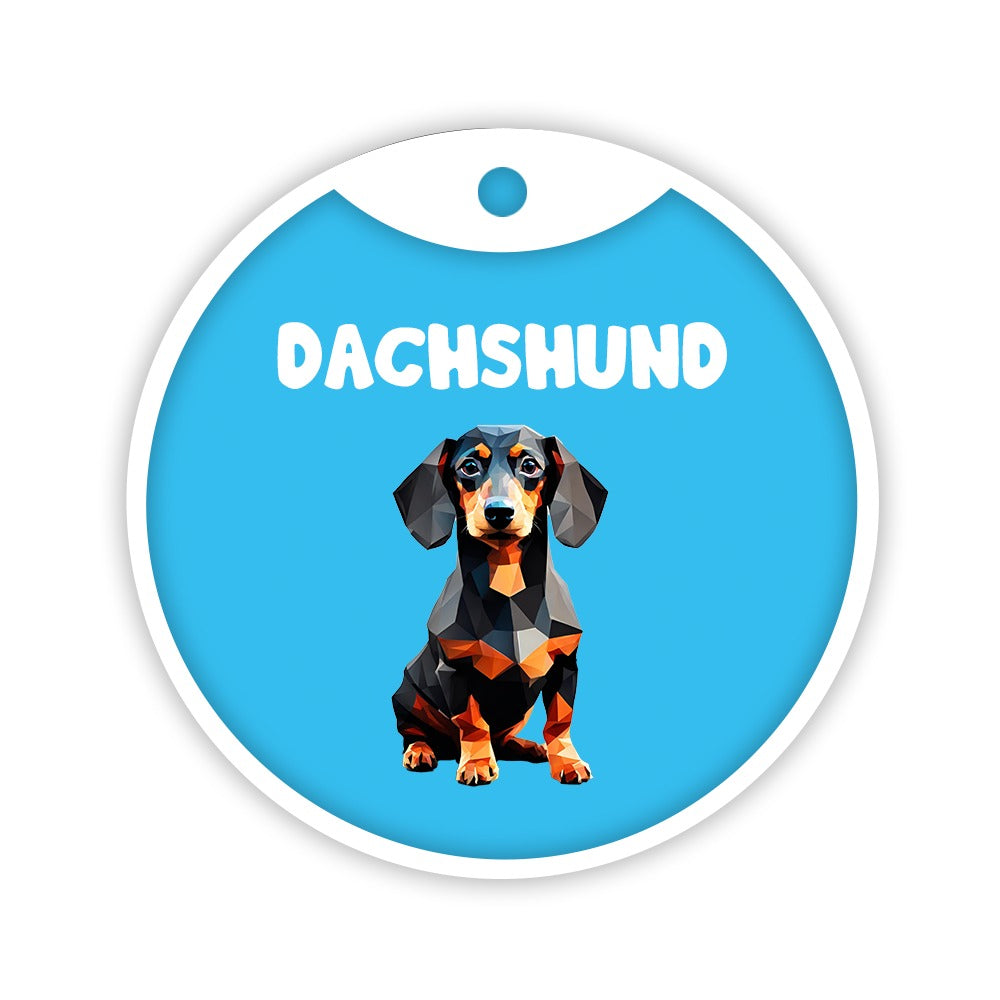 Customized Dog Id Tag - Dachshund