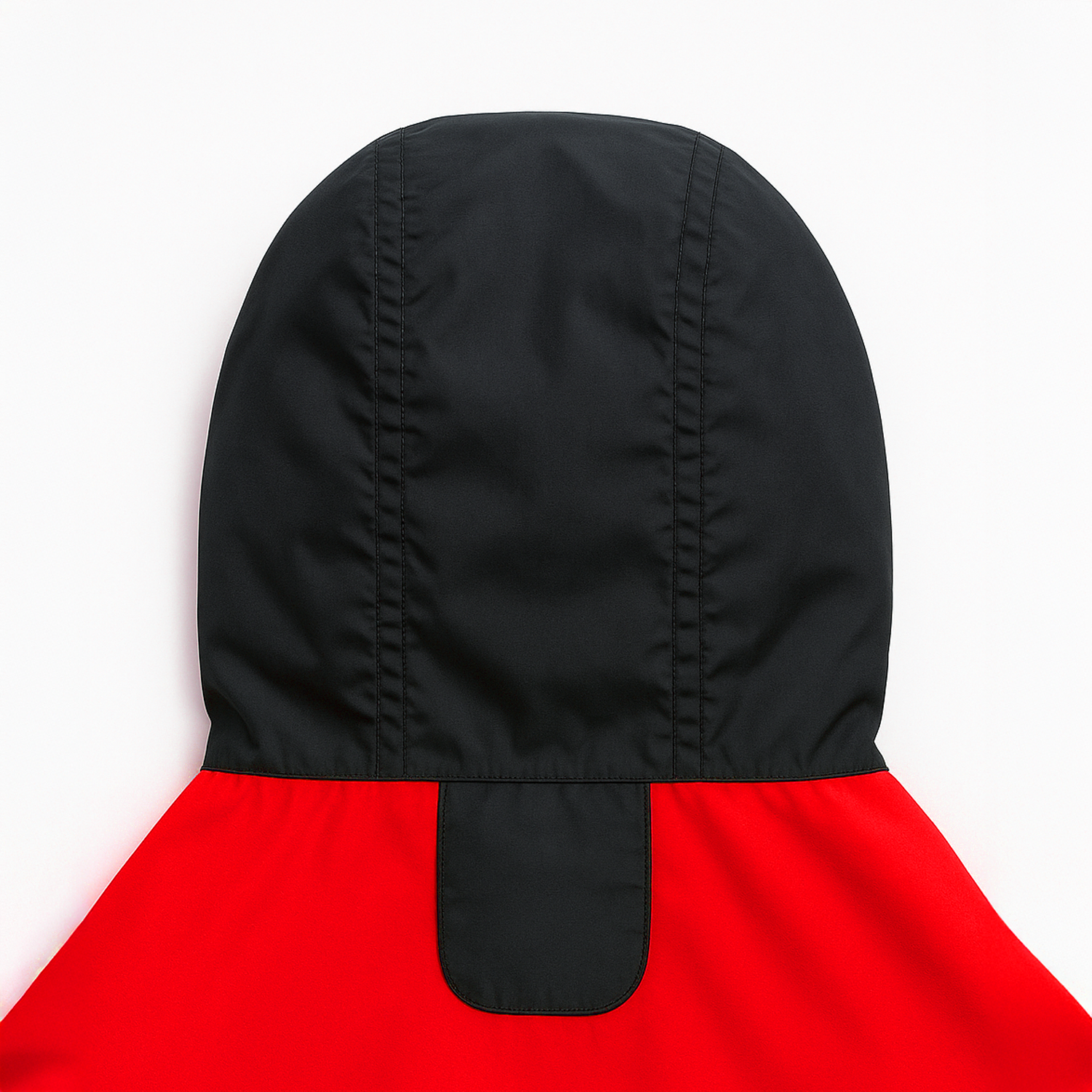 Pawsindia Dog Hooded Raincoat - Red & Black