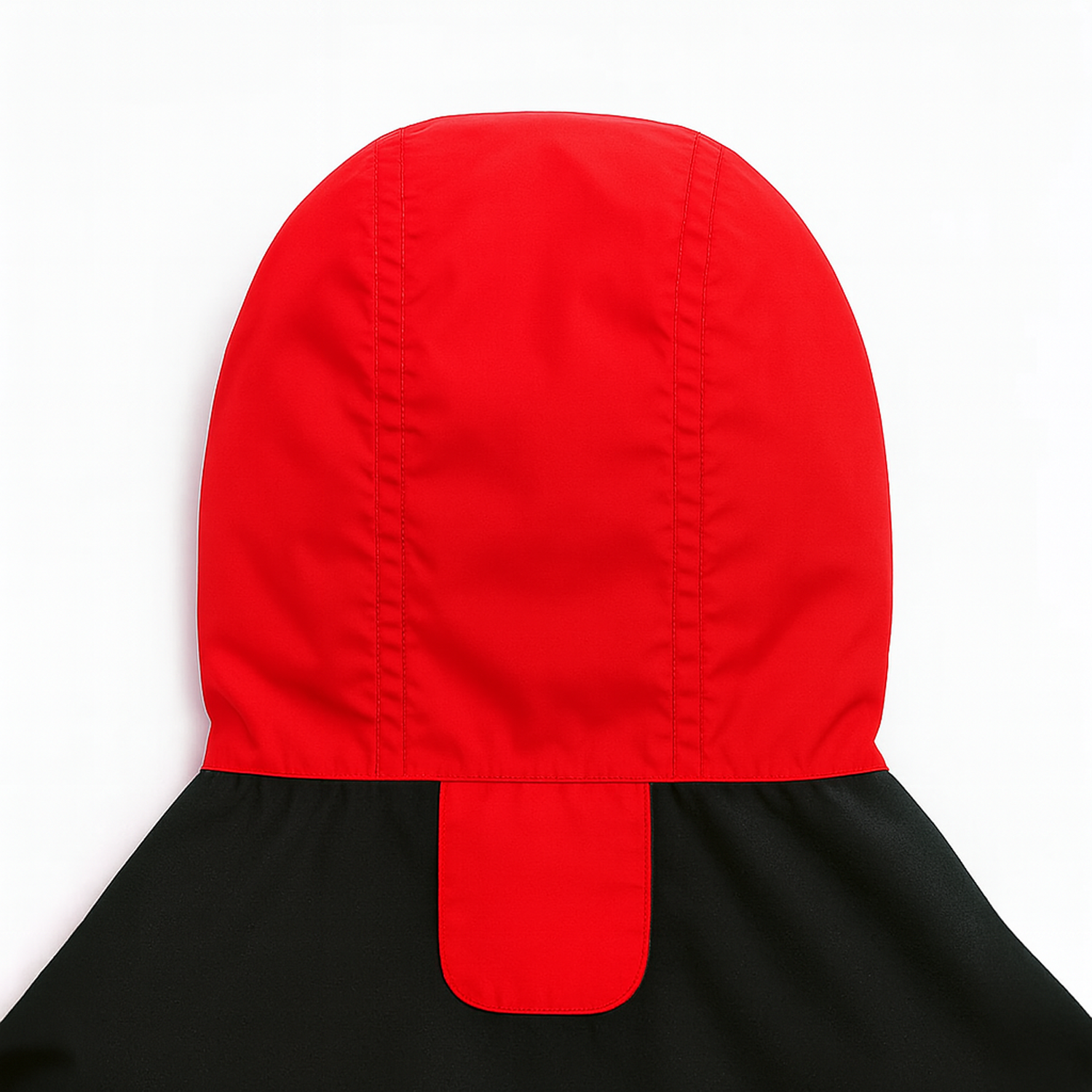 Pawsindia Dog Hooded Raincoat - Black & Red