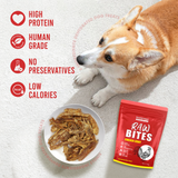 Raw Bites Organic Dehydrated - Chicken Jerky Premium Dog Treats