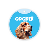 Customized Dog Id Tag - Cocker Spaniel