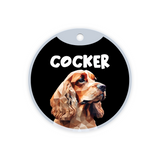 Customized Dog Id Tag - Cocker Spaniel