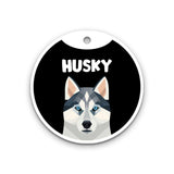 Customized Dog Id Tag - Siberian Husky