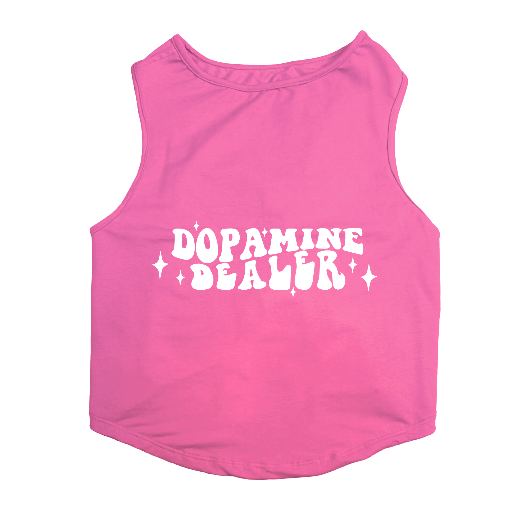 PawsIndia Sleeveless Printed Cat T-Shirt - Dopamine Dealer