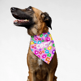 PawsIndia Customized Pet Bandana - Floral - Pink