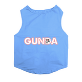 PawsIndia Sleeveless Printed Dog T-Shirt - Gunda