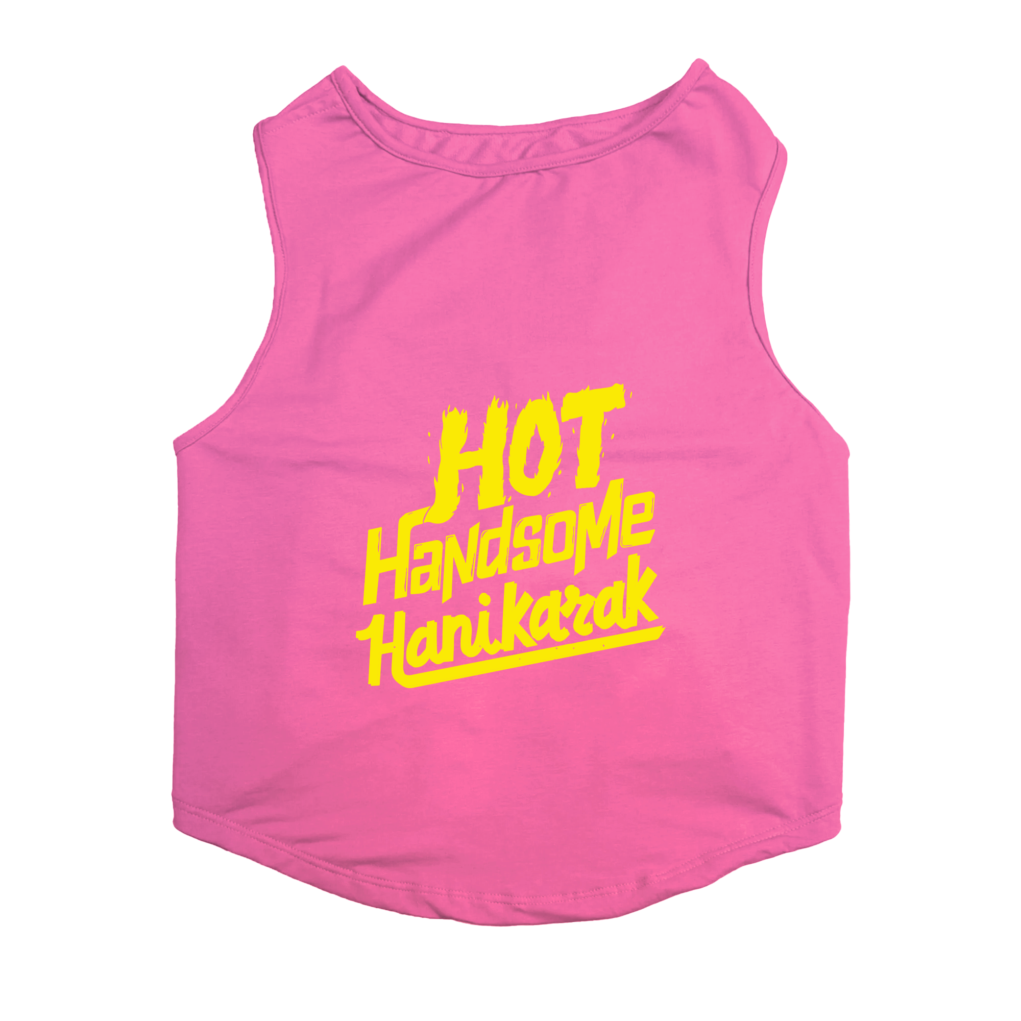 PawsIndia Sleeveless Printed Cat T-Shirt - Hot-Handsome-Hanikark