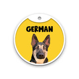 Customized Dog Id Tags - German Shepherd