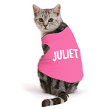PawsIndia Sleeveless Printed Cat T-Shirt - Juliet