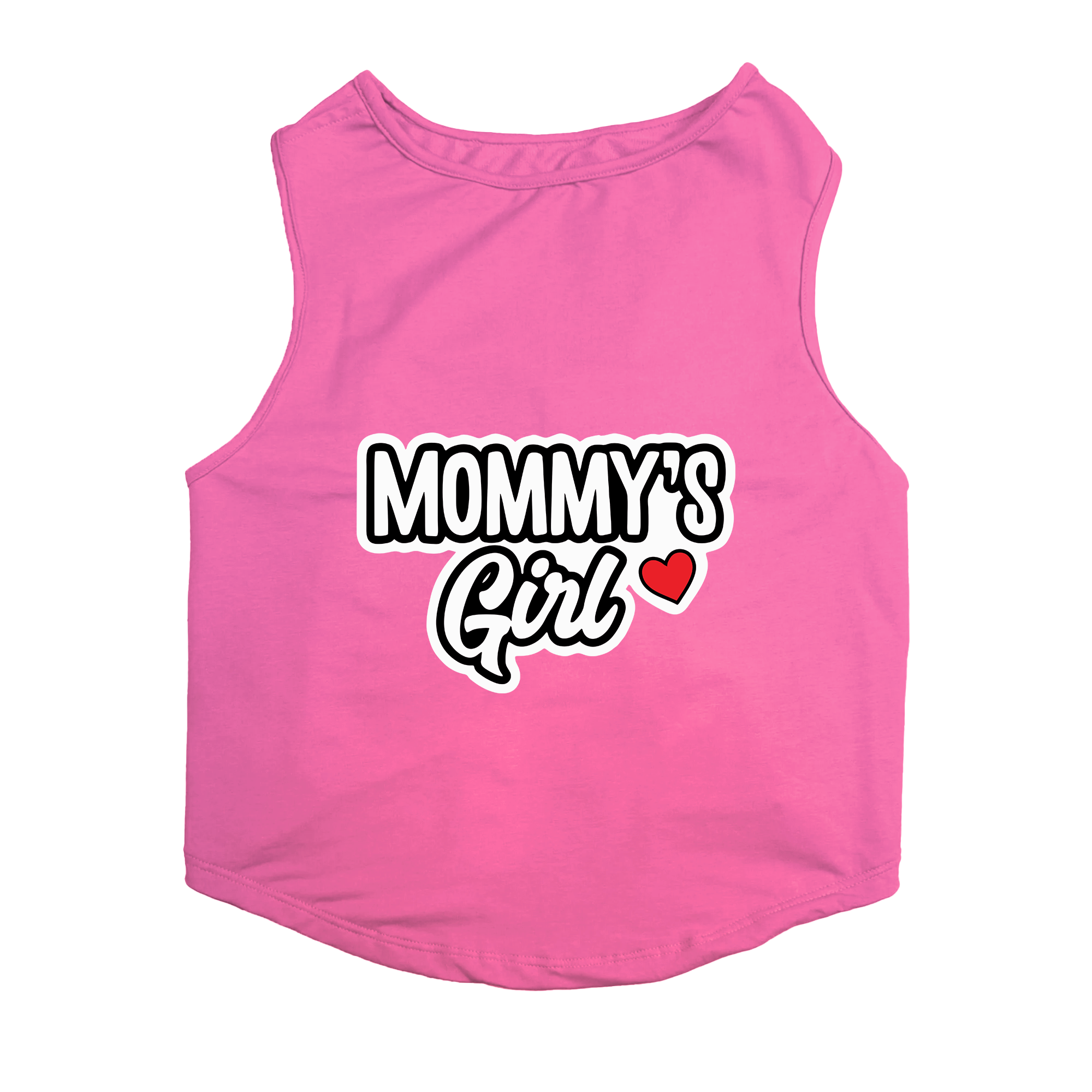 PawsIndia Sleeveless Printed Dog T-Shirt - Mommy's Girl
