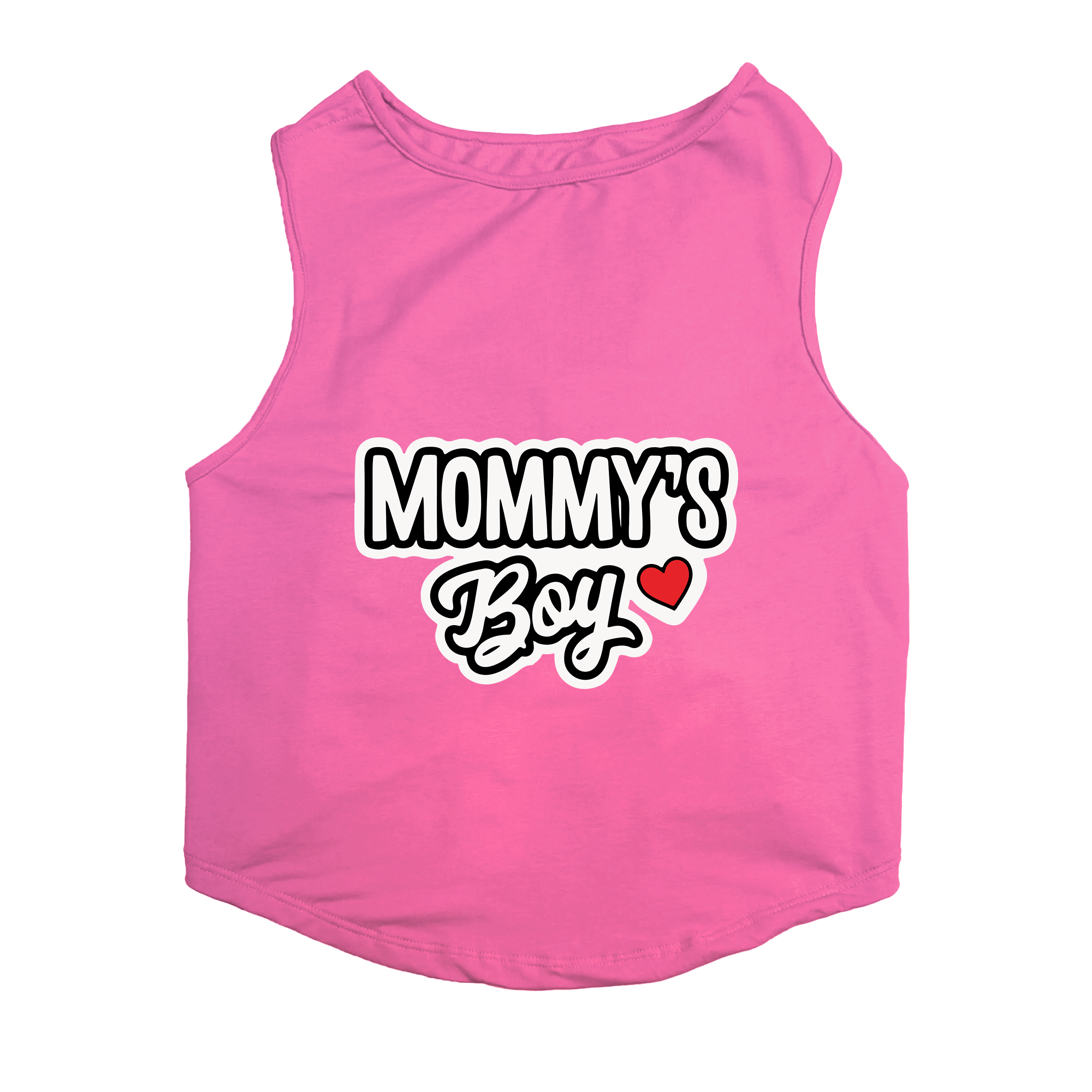 PawsIndia Sleeveless Printed Dog T-Shirt - Mommy's Boy