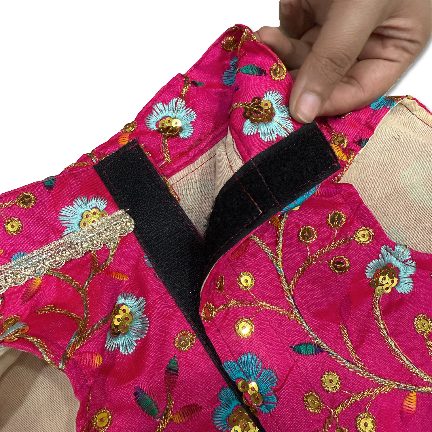 PawsIndia Traditional Rose Pink Princess Dress for Dogs – Limited Edition