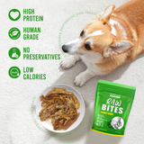 Raw Bites Organic Dehydrated - Rabbit Jerky Premium Dog Treats