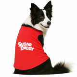 PawsIndia Sleeveless Printed Dog T-Shirt -Sugar Daddy