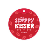 Customized Pet Id Tag - Valentine's Edition Sloppy Kisser