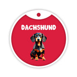 Customized Dog Id Tag - Dachshund