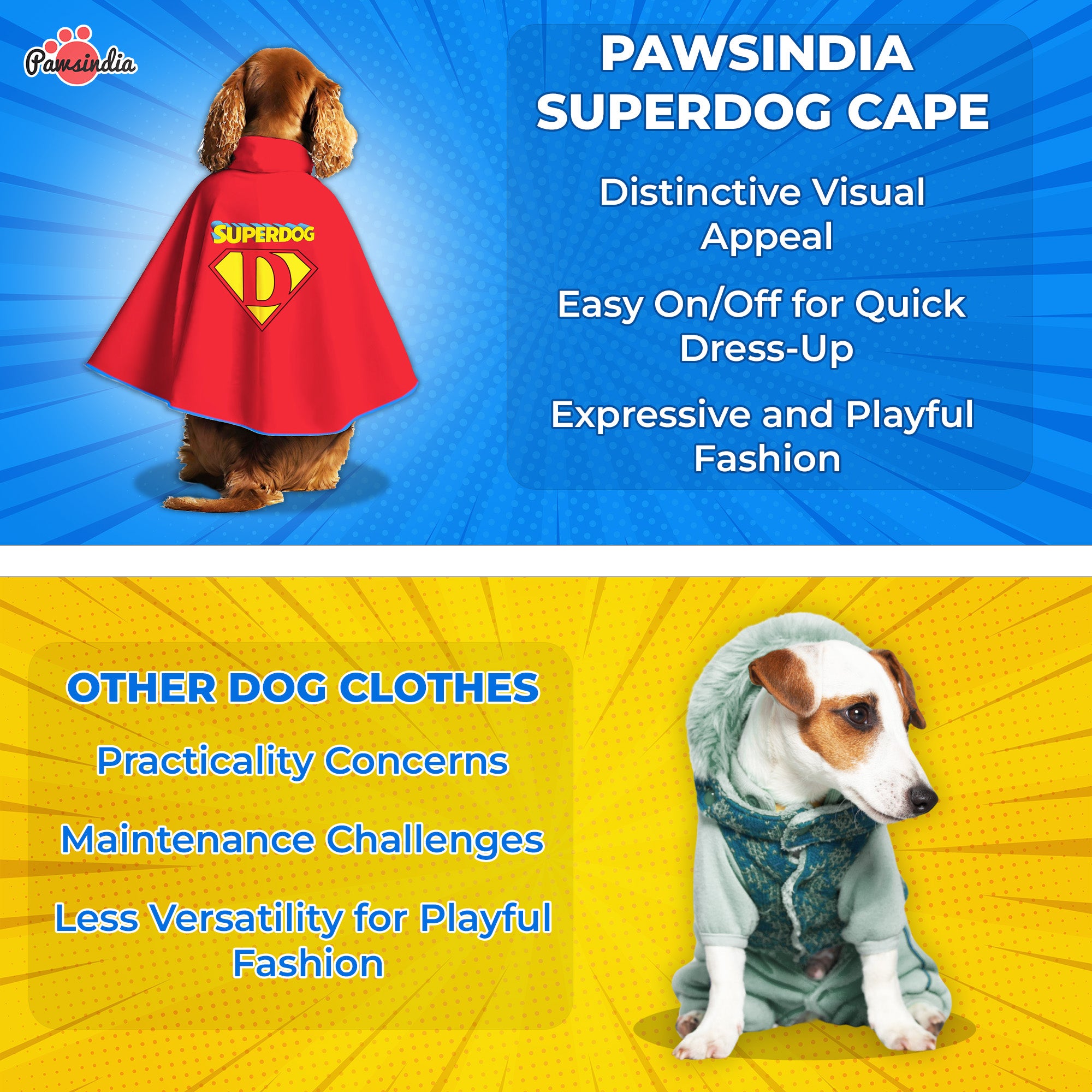 SUPERDOG Dog Cape
