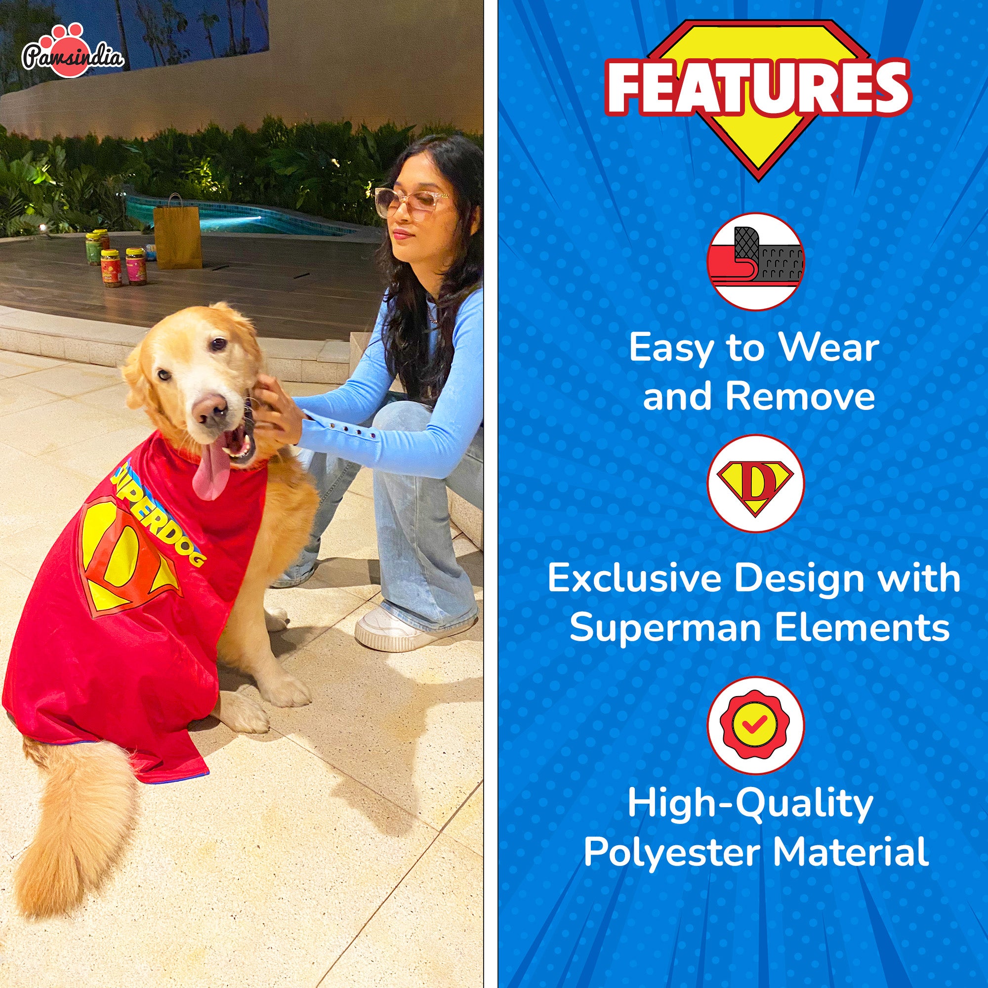 SUPERDOG Dog Cape