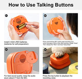 MewooFun Set of 4 Recordable Dog Communication Button