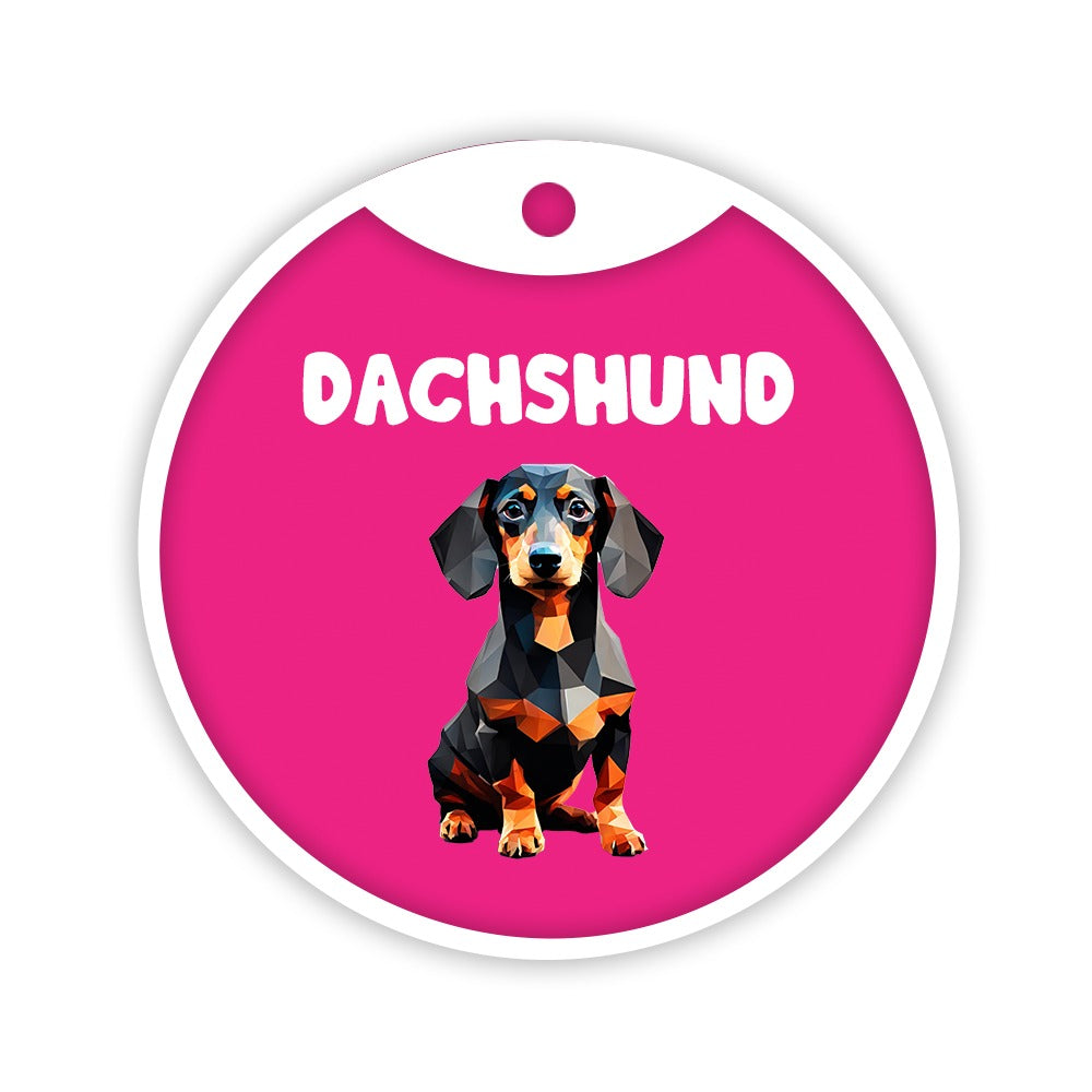 Customized Dog Id Tag - Dachshund