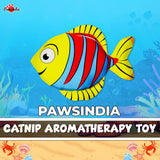 Pawsindia Catnip Aromatherapy Fish Toy