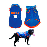 Pawsindia Dog Indian Cricket Jersey With Collar
