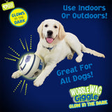 Wobble Wag Giggle ball Interactive Dog Toy - Glow in the Dark