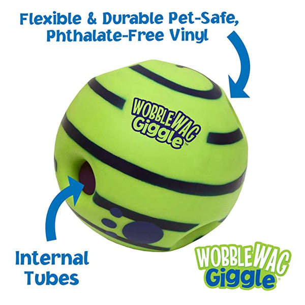 Wiggle ball for store dogs