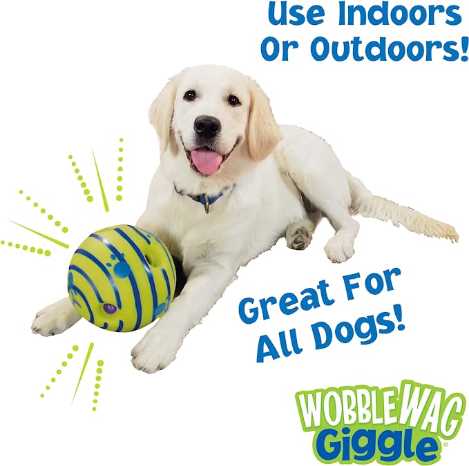 Wobble Wag Giggle ball Interactive Dog Toy - As seen on TV - PRE-ORDER