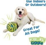 Wobble Wag Giggle ball Interactive Dog Toy - As seen on TV