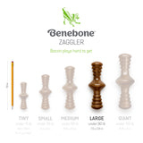 Benebone's Zaggler Rolling Dog Chew ( Peanut Butter Flavor)