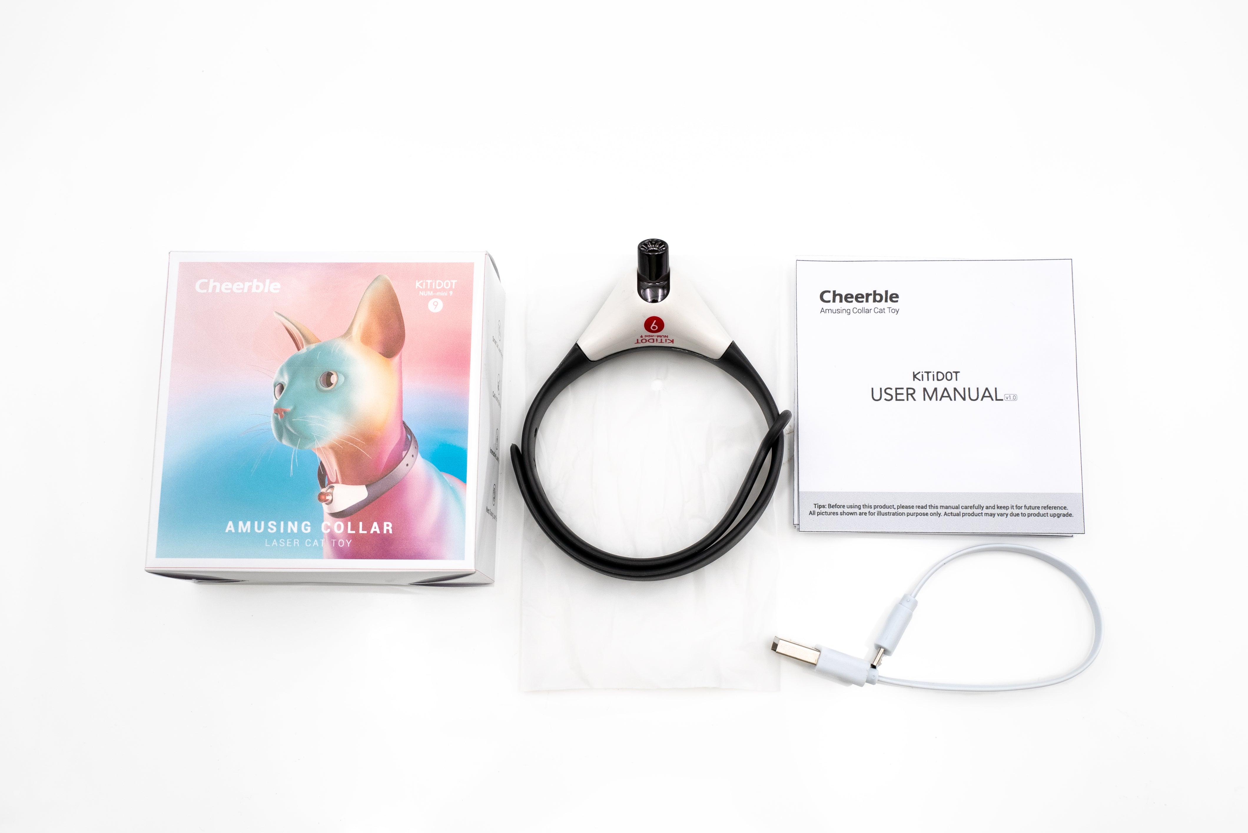 Cheerble Amusing Cat Collar