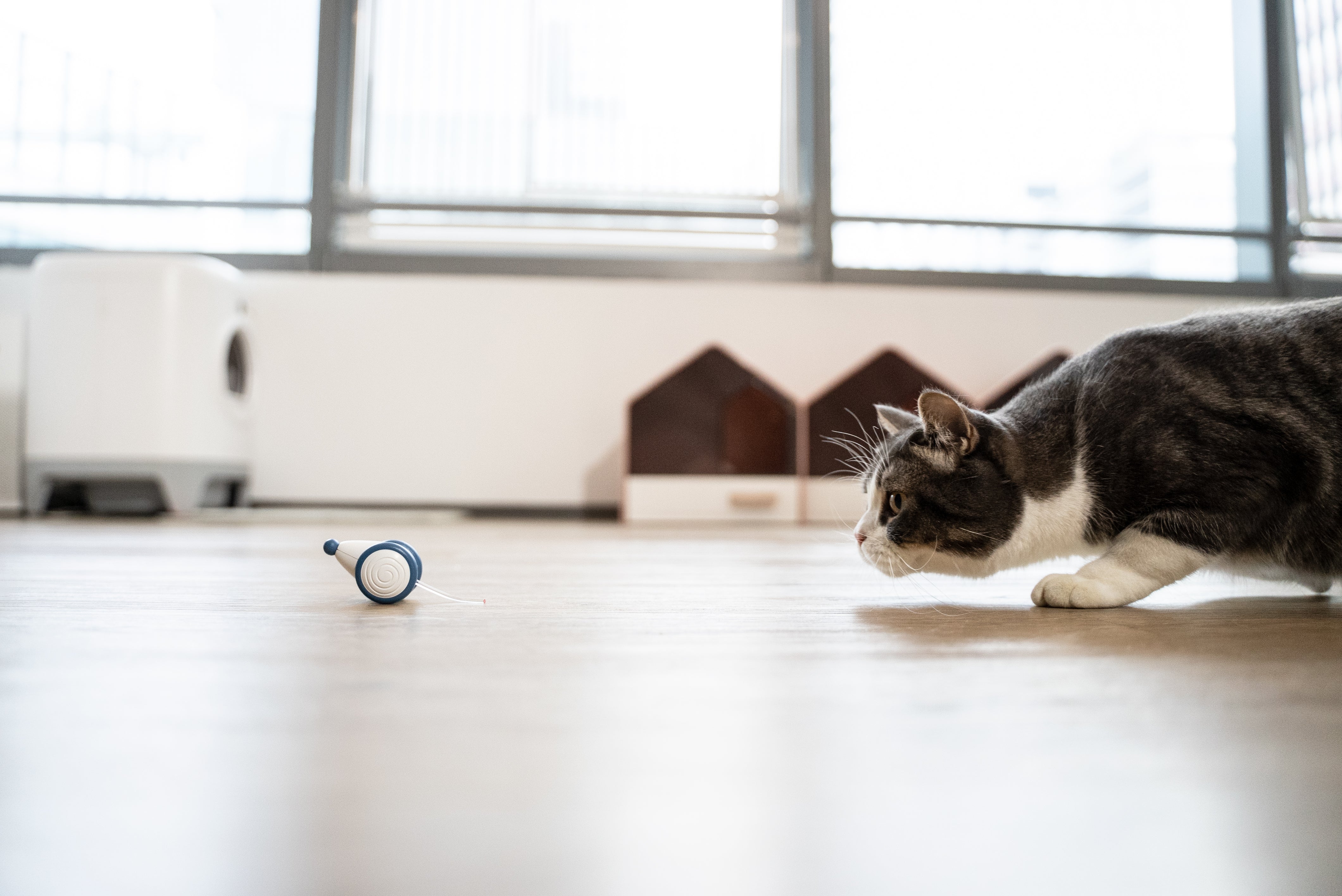 Cheerble Wicked Mouse Interactive Cat Toy (Orange)