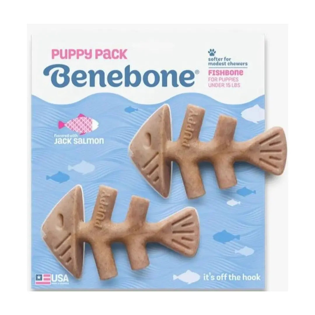 Puppy 2-Pack Fishbone Tiny
