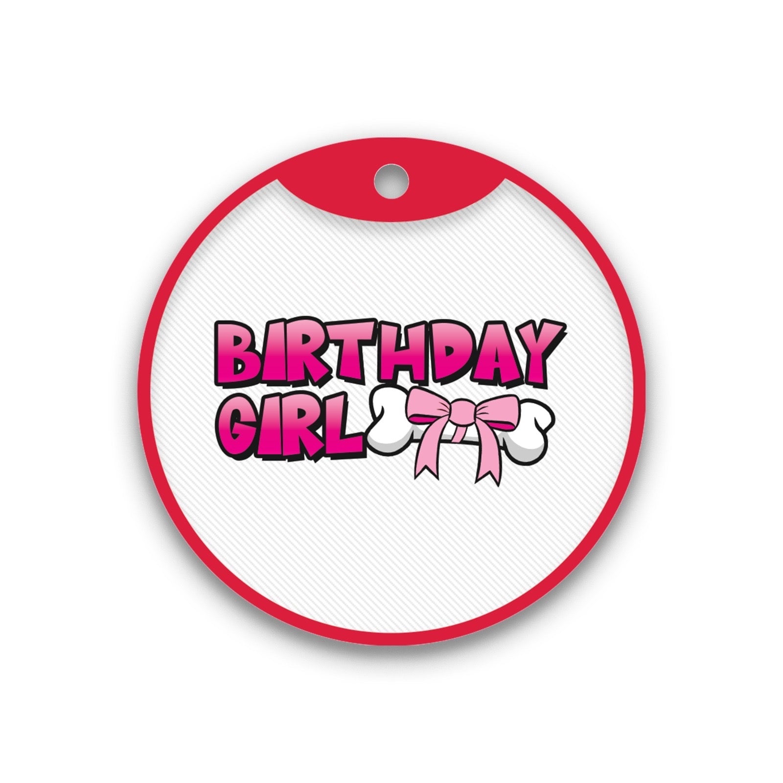 Customized Pet Id Tag - Birthday Girl