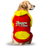 PawsIndia Dual Pattern Dog Hoodie - Awara Hoon