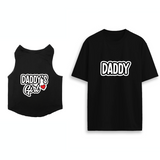 PawsIndia Signature Twinning Set – Parent & Cat - Daddy & Daddy's Girl - Black