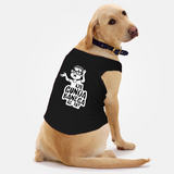 PawsIndia Sleeveless Printed Dog T-Shirt - Kya Gunda Banega Re Tu