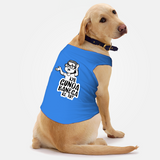 PawsIndia Sleeveless Printed Dog T-Shirt - Kya Gunda Banega Re Tu